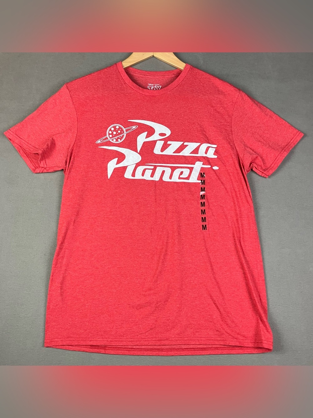 Disney Toy Story Pizza Planet Graphic T Shirt Men’s Size M Short Sleeve Logo NWT
